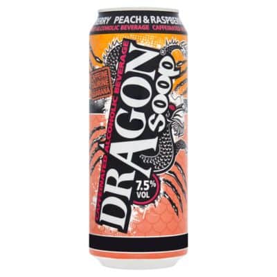 Dragon Soop Peach and Raspberry - 500ml