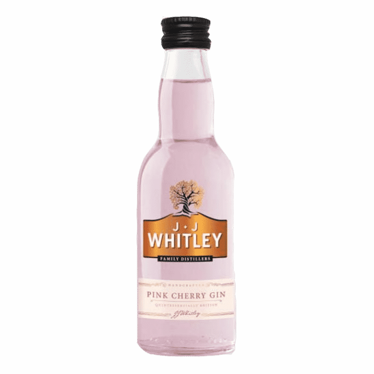 Jj Whitley Pink Cherry Gin Miniature 12 X 5cl Goldenacre Wines