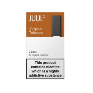 JUUL 2 Virginia Tobacco 18mg Full Box (2 pods x 8Pack)