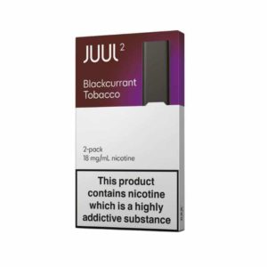 Juul 2 Blackcurrant Tobacco Pods 18mg Full Box (8 x 2 pods)