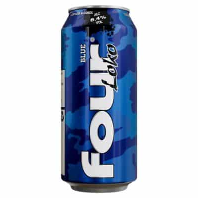 Four Loko Blue 12x440ml cans from Goldenacre Wines.