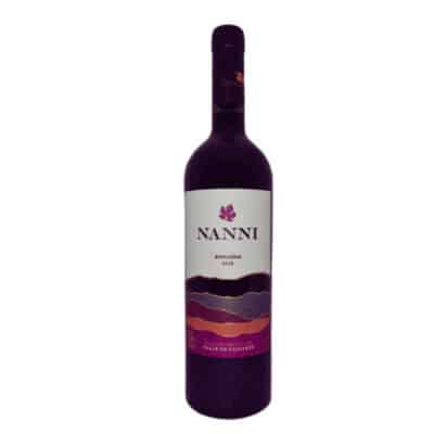 Bonarda, Bodega Nanni – bold purple-red bottle, rich fruit character, organic Argentine wine available at Goldenacre Wines UK.