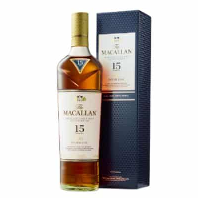 Macallan Double Cask 15 Year Old 70cl bottle with box – premium Scottish whisky gift