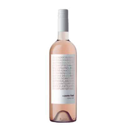 Bottle of Malbec Rosé 'Punto Final' by Renacer – a dry, refreshing Argentinian rosé wine made from 100% Malbec grapes.