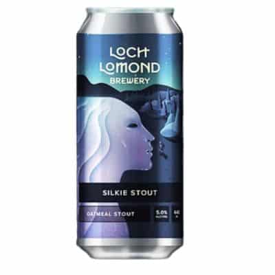 Silkie Stout oatmeal stout cans from Loch Lomond Brewery