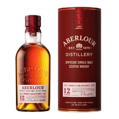 Aberlour 12 Year Old Speyside Single Malt Scotch Whisky 70cl – Rich sherried whisky in a premium bottle