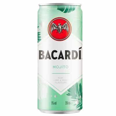 BACARDÍ Mojito Premix 25cl Can – Ready to Drink Cocktail at Goldenacre Wines UK