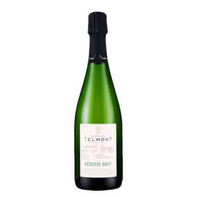 Bottle of Champagne Telmont Réserve Brut 75cl – crisp white dry French Brut Champagne.