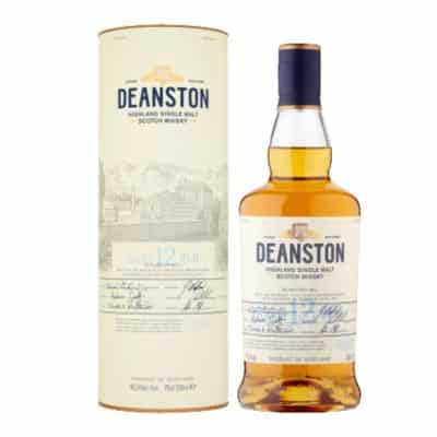 Deanston 12 Year Old Highland Single Malt Scotch Whisky 70cl available online at Goldenacre Wines UK