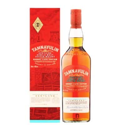 Tamnavulin Speyside Single Malt Scotch Whisky Sherry Cask Edition 70cl – Mellow, Fruity Sherry-Infused Scotch from Scotland.