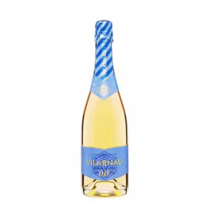 Vilarnau 0,0 Organic Non‑Alcoholic White Sparkling 75 cl bottle – alcohol‑free fizz with orchard fruit.
