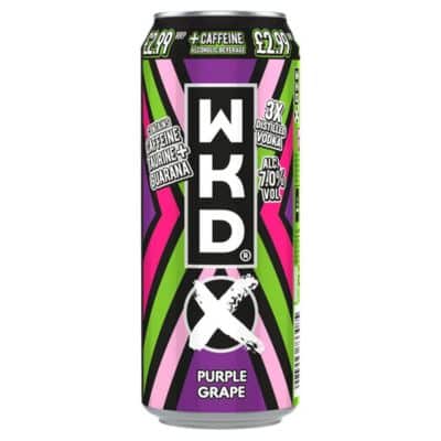 WKD X Purple Grape 500ml – Vodka-Based Sparkling Mixed Drink with Grape, Caffeine & Taurine