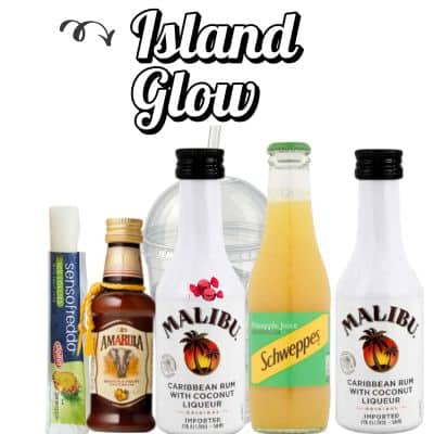 Island Glow Cocktail Bundle with Malibu, Pineapple & Medula – Goldenacre Wines UK
