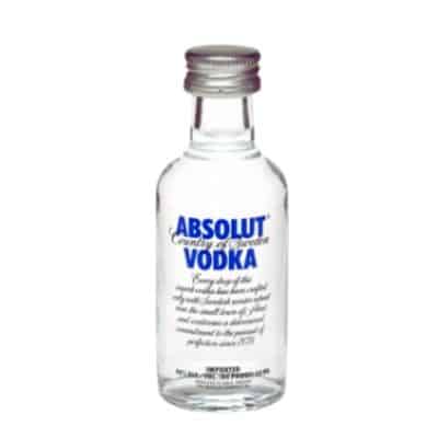 Absolut Blue 5cl Miniature Vodka – premium vodka gift UK