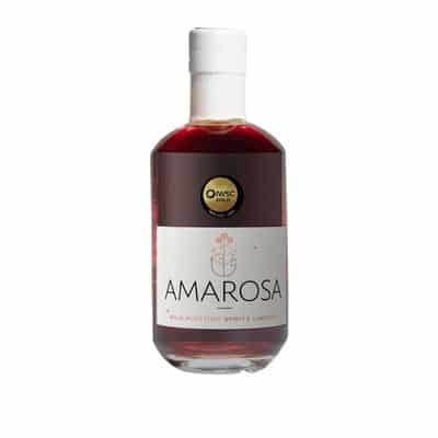 Amarosa 5cl Scottish Liqueur Miniature – rosehip and botanicals, buy online UK at Goldenacre Wines