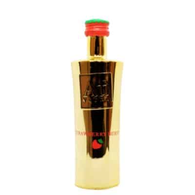 Au Vodka Strawberry Burst 5cl Miniature – premium vodka gift UK