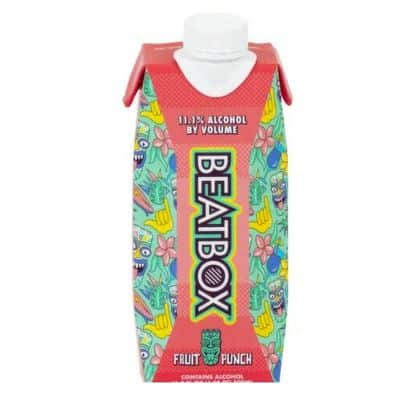 BeatBox Fruit Punch 330ml malt-based RTD cocktail UK tropical pineapple berry drink