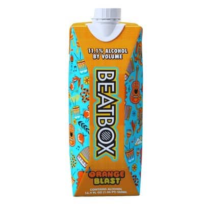 BeatBox Orange Blast 330ml RTD cocktail USA origin vibrant citrus drink