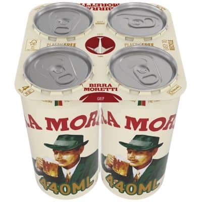 Birra Moretti Premium Lager 4×440ml cans 4.6% ABV Italian lager UK