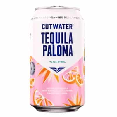 CUTWATER Tequila Paloma 355ml can with grapefruit garnish