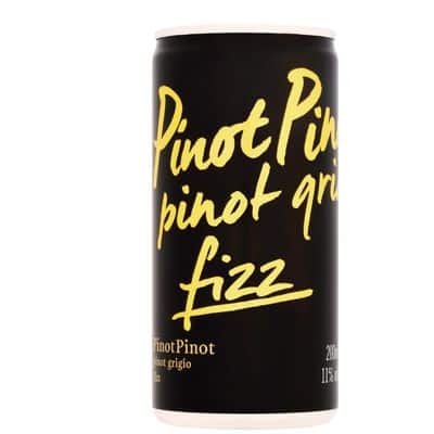 Most Wanted Pinot Grigio Sparkling 20cl vegan-friendly canned sparkling wine UK