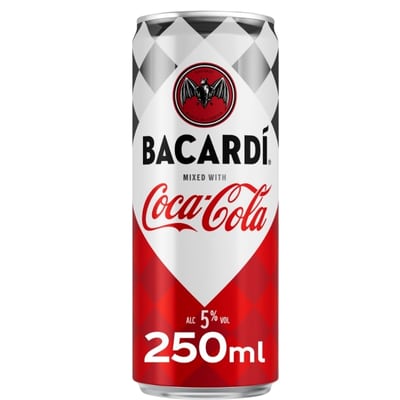 Bacardi & Coca-Cola 250ml Can – Ready-to-Drink Cocktail