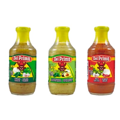 Del Primo Mexican Salsa Sauces 3­pack 3 × 510 g – authentic Mexican salsa trio UK