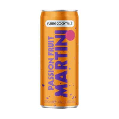 Flare Cocktails Passion Fruit Martini 250ml Can – Ready to Drink Cocktail