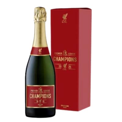 Liverpool FC Premier League Champions 2025 Champagne – buy premium wine online UK at Goldenacre Wines