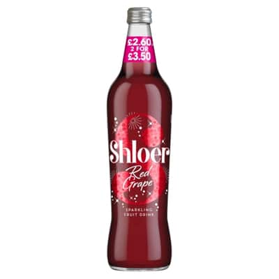 Shloer Red Grape Sparkling Juice 750 ml UK online delivery Goldenacre Wines