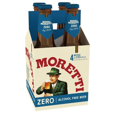 Buy Birra Moretti Zero Beer 4x330ml online UK with fast delivery from Goldenacre Wines