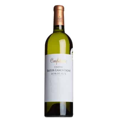 Bottle of Château Bastor‑Lamontagne Confidence Bordeaux Blanc 75cl