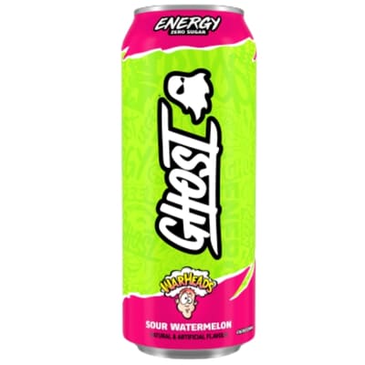 Buy Ghost Sour Watermelon Energy Drink UK – 12 x 500ml full case from Goldenacre Wines.
