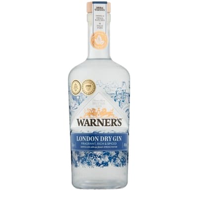 Warner’s London Dry Gin 70cl – Buy gin online UK at Goldenacre Wines.