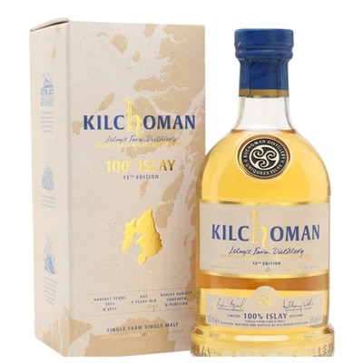 Kilchoman 100% Islay 15th Edition single malt whisky available at Goldenacre Wines