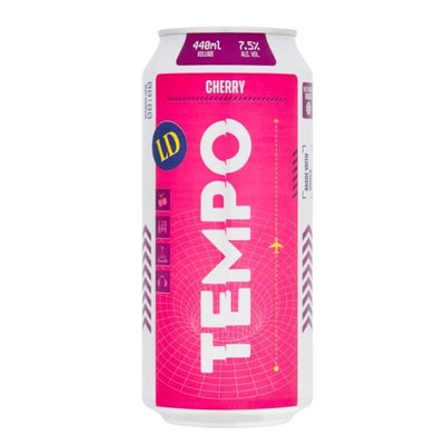 Buy LD Tempo Cherry 440ml online UK – vodka RTD cocktail from Goldenacre Wines.