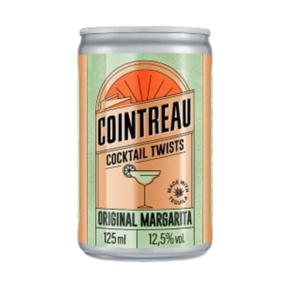 Buy Cointreau Margarita Can UK – 125ml ready-to-drink cocktail with tequila and lime
