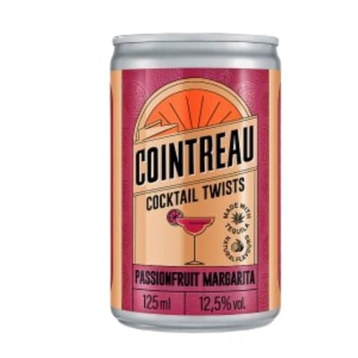 Buy Cointreau Passionfruit Margarita Can UK – 125ml ready-to-drink cocktail with natural ingredients