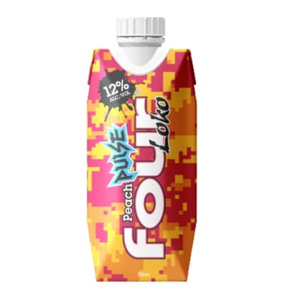 Buy Four Loko Peach Pulse 330ml UK with fast delivery from Goldenacre Wines