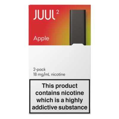 JUUL2 Apple Pods 18mg pack available in the UK