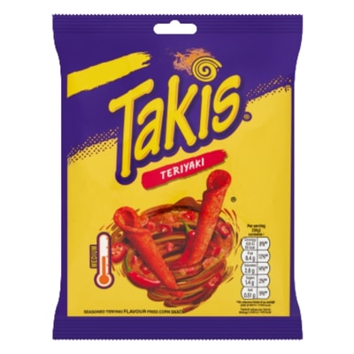 Takis Teriyaki Corn Snack 180g pack – crunchy, bold fried corn snack