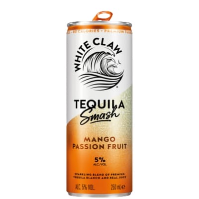 Buy White Claw Tequila Smash Mango Passion Fruit 250ml UK online from Goldenacre Wines with fast delivery.