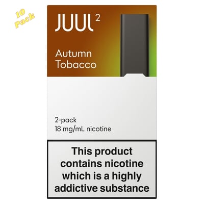 Buy JUUL 2 Autumn Tobacco Pods Pack of 10 UK with fast delivery from Goldenacre Wines