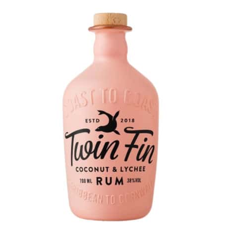 Buy Twin Fin Coconut & Lychee Rum 70cl online UK with fast delivery from Goldenacre Wines.